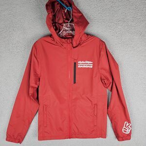 Troy Lee Designs KTM GASGAS Full Zip Windbreaker Hooded Jacket Mens Size Small